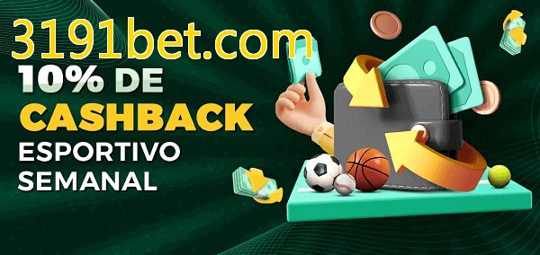 10% de bônus de cashback na 3191bet.com